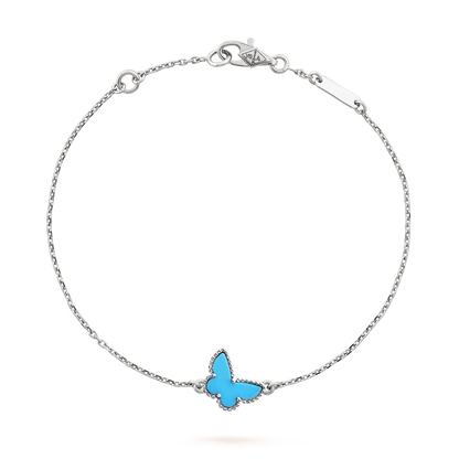 [⭐Mirelle]BUTTERFLY TURQUOISE BUTTERFLY BRACELET SILVER