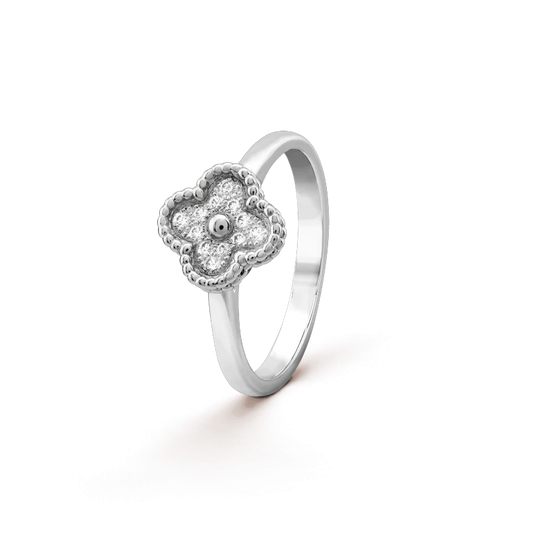 [⭐Mirelle]CLOVER DIAMOND RING