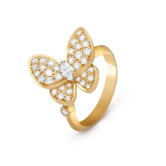[⭐Mirelle]BUTTERFLY DIAMOND RING