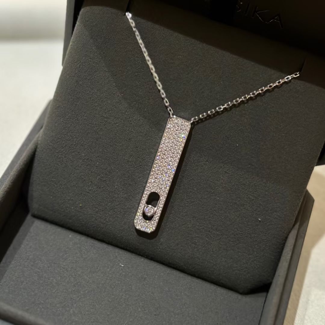 [⭐Mirelle]MY FIRST DIAMOND PAVED NECKLACE