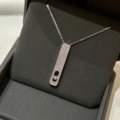 [⭐Mirelle]MY FIRST DIAMOND PAVED NECKLACE