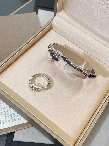 [⭐Mirelle]SERPENTI VIPER SILVER BRACELET