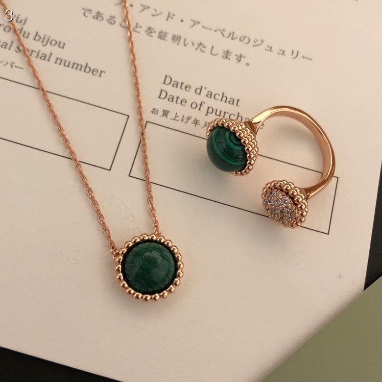 [⭐Mirelle]PERLEE COULEURS DIAMOND ROSE GOLD BETWEEN THE FINGER RING