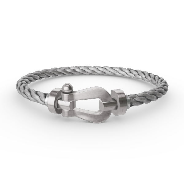 [⭐Mirelle]FORCE LARGE HORSESHOE NO DIAMOND BRACELET SILVER