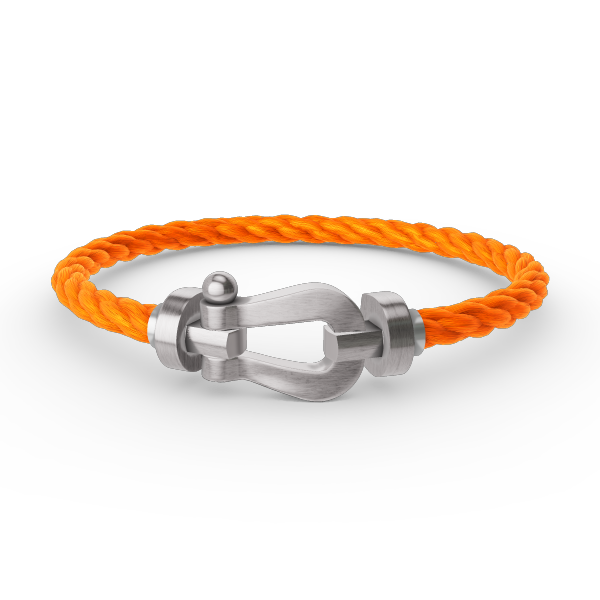 [⭐Mirelle]FORCE LARGE HORSESHOE NO DIAMOND BRACELET SILVER