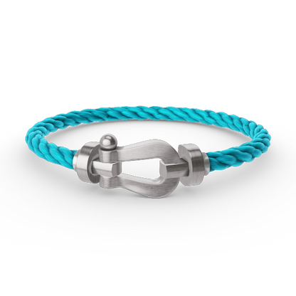 [⭐Mirelle]FORCE LARGE HORSESHOE NO DIAMOND BRACELET SILVER