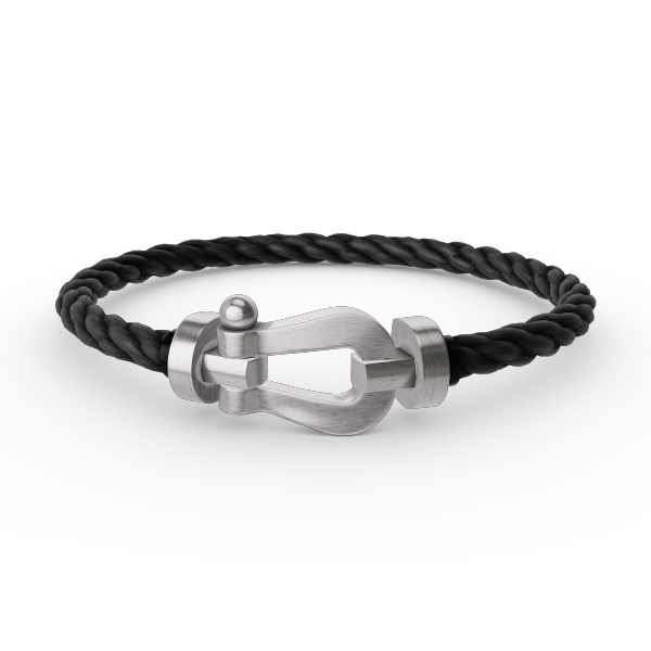 [⭐Mirelle]FORCE LARGE HORSESHOE NO DIAMOND BRACELET SILVER