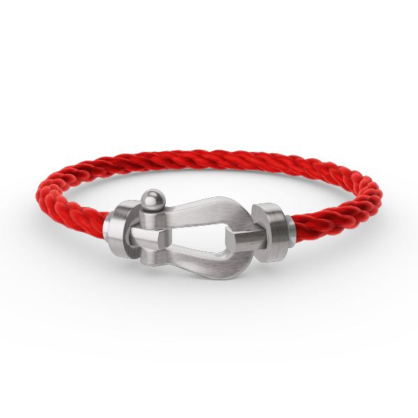 [⭐Mirelle]FORCE LARGE HORSESHOE NO DIAMOND BRACELET SILVER