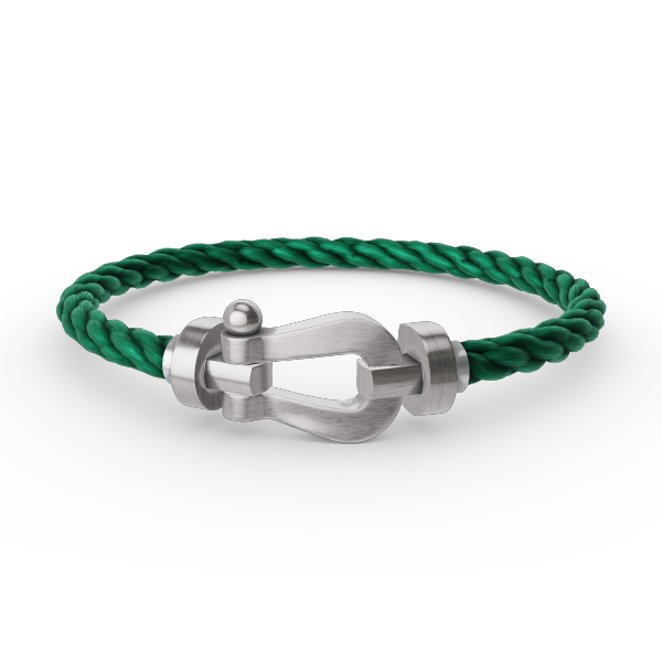 [⭐Mirelle]FORCE LARGE HORSESHOE NO DIAMOND BRACELET SILVER