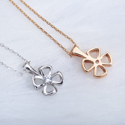 [⭐Mirelle]FIOREVER NECKLACE DIAMOND CENTER
