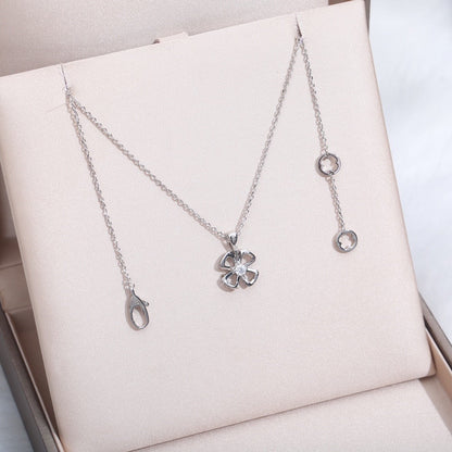 [⭐Mirelle]FIOREVER NECKLACE DIAMOND CENTER