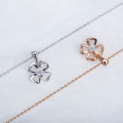 [⭐Mirelle]FIOREVER NECKLACE DIAMOND CENTER