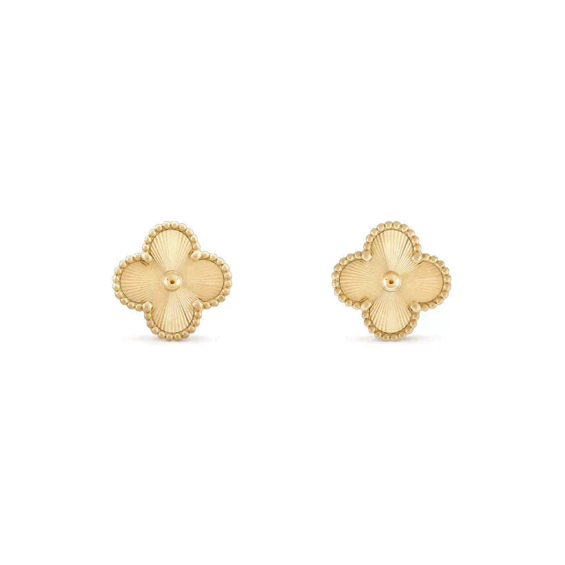 [⭐Mirelle]CLOVER MEDIUM 1 MOTIFS LASER EARRINGS
