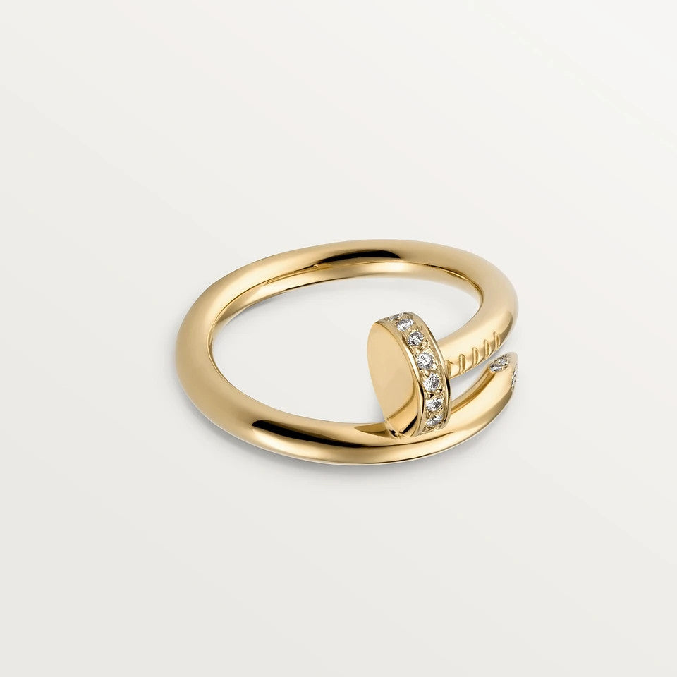[⭐Mirelle]JUSTE RING 2.65MM GOLD DIAMOND