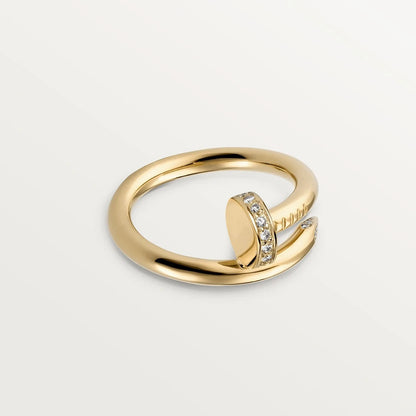 [⭐Mirelle]JUSTE RING 2.65MM GOLD DIAMOND