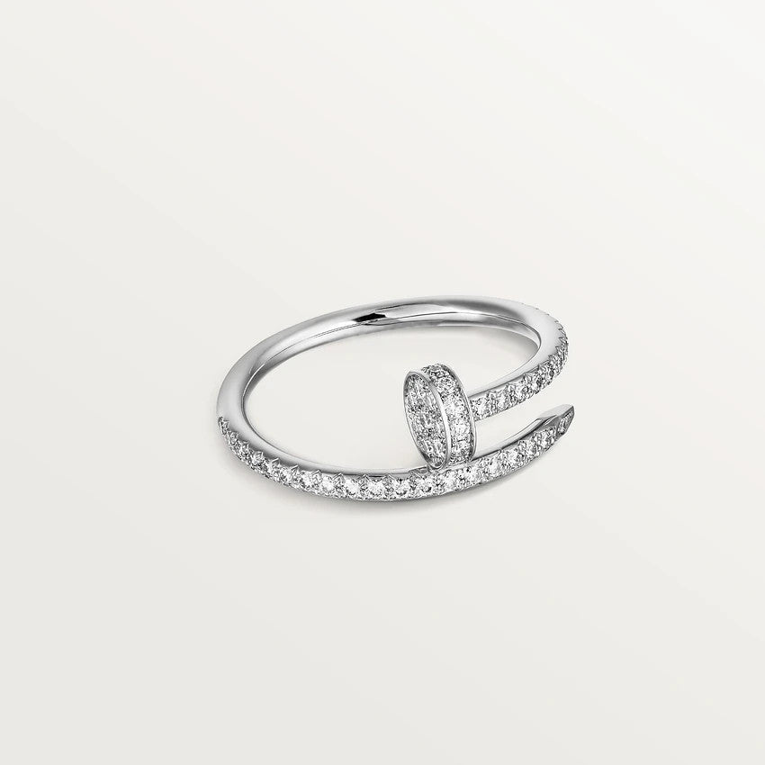 [⭐Mirelle]JUSTE RING 1.8MM SILVER DIAMONDS