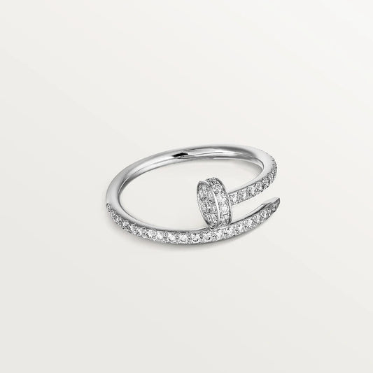 [⭐Mirelle]JUSTE RING 1.8MM SILVER DIAMONDS